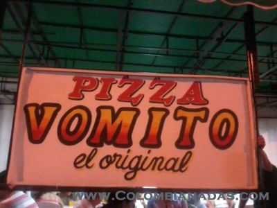 pizza vomito
