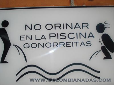 Mensaje piscina
