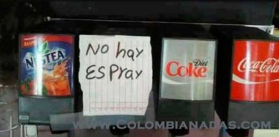 no hay espray
