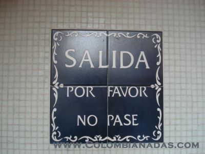salida - No pase
