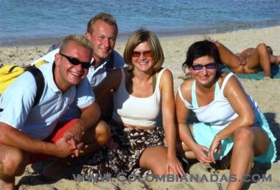 El paisaje de la playa
